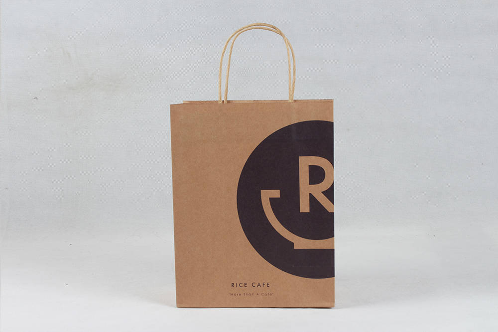 簡約型牛皮紙袋 RICE CAFE 簡約型牛皮紙袋 RICE CAFE