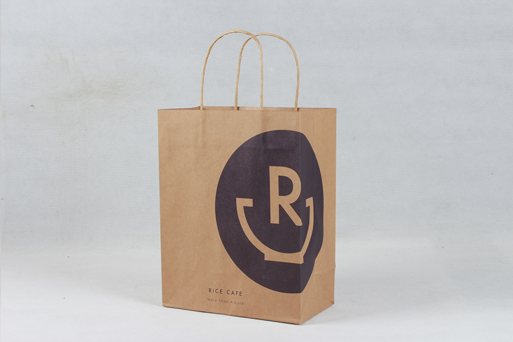 簡約型牛皮紙袋 RICE CAFE 簡約型牛皮紙袋 RICE CAFE